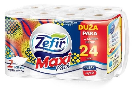 TP Zefír 2vr. celulóza TP Zefír 2vr. celulóza - Papírová hygiena Toaletní papír 2 vrstvý